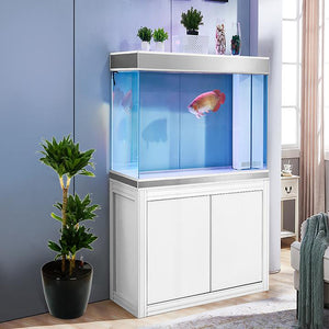 Aqua Dream Silver Edition 110 Gallon Tempered Glass Aquarium Fish Tank [AD-1060-WS]