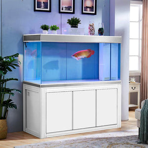 Aqua Dream Silver Edition 185 Gallon Tempered Glass Aquarium Fish Tank [AD-1560-WS]
