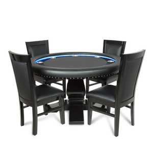 BBO Ginza LED 8 Person Poker Table With LED Lights 2BBO-GINZ