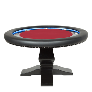 BBO Ginza LED 8 Person Poker Table With LED Lights 2BBO-GINZ