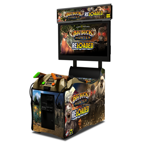 Raw Thrills Big Buck Hunter Reloaded Offline Panorama Arcade Game with 42" LCD Monitor 028115N