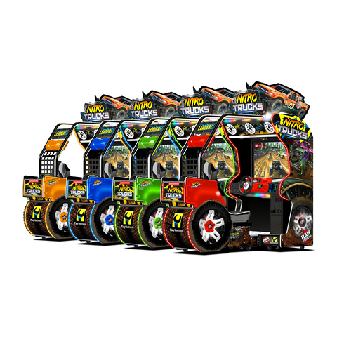 Image of Raw Thrills Nitro Trucks Arcade Game 028017N