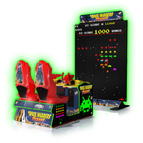 Raw Thrills Space Invaders Frenzy Arcade Game 026547N