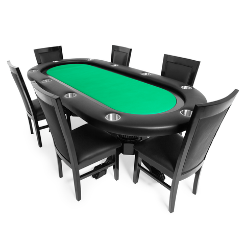 Image of BBO Elite 94" Sunken Playing Surface 10 Person Poker Table 2BBO-ELT