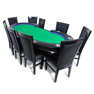 BBO Lumen HD LED 11 Person Poker Table 2BBO-LUM