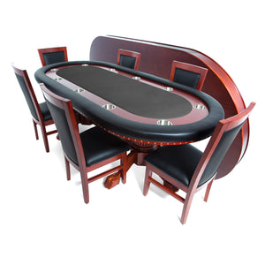 BBO Rockwell Mahogany 10 Person Poker Table 2BBO-RW