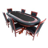 BBO Rockwell Mahogany 10 Person Poker Table 2BBO-RW
